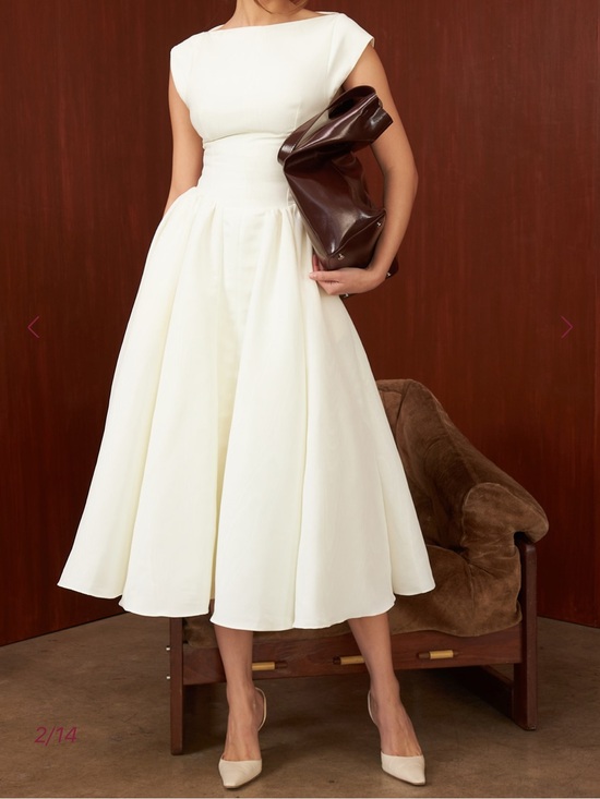House of CB Dresses & Skirts - House of CB Debutante Midi Dress in Ivory
